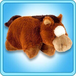 Original My Pillow Pets Brown Sir Horse Small Plush Toy Stuffed Animal Pony